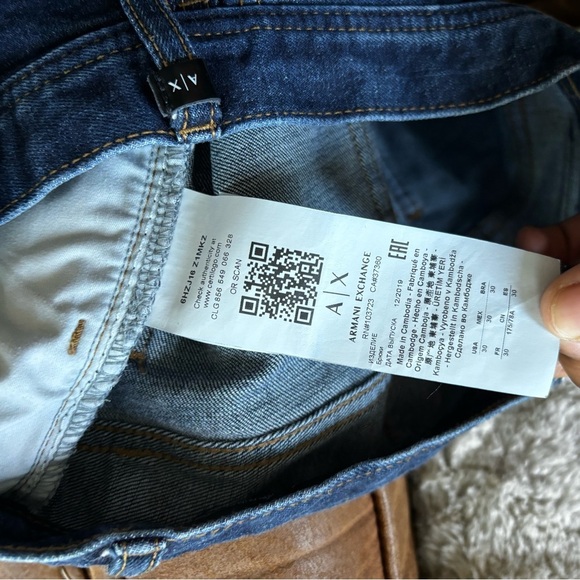 ARMANI EXCHANGE | Men’s j16 Straight Fit denim | size 30 - Picture 9 of 10